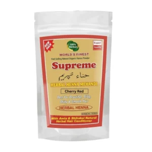 Supreme Herbal Henna Mehndi Powder – Copper Brown Color | With Amla & Shikakai | Natural Hair Color & Conditioner