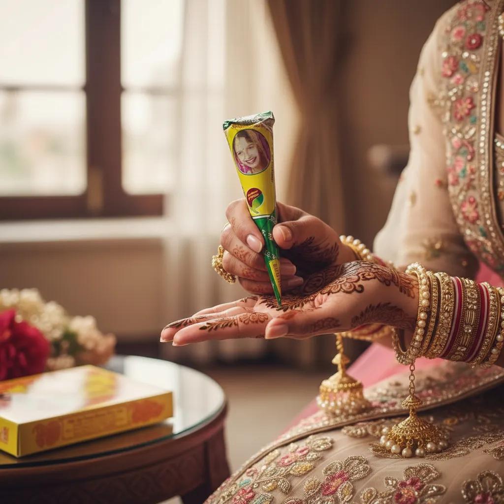 Supreme Mehendi Henna Cone | 100% Natural | Dark Color | Ready to Use - Image 8