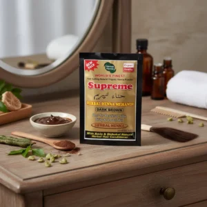 Supreme Herbal Henna Powder (Dark Brown) | Natural Hair Color & Conditioner