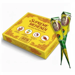 Supreme Mehendi Henna Cone | 100% Natural | Dark Color | Ready to Use