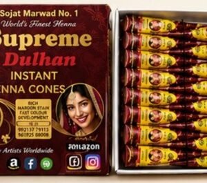 Instant Maroon Henna Cones