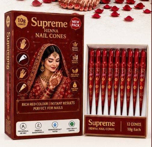 Instant Nail Henna — Red