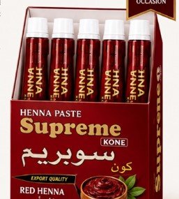 Colouring Henna Tubes — Red