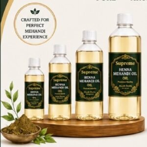 Supreme Henna Mehandi Oil – Premium Aromatic Oil for Henna Paste Mixing