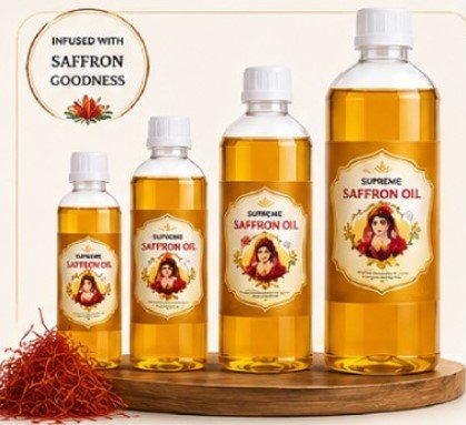 Supreme Saffron Oil – Premium Aromatic Saffron Oil for Henna Paste Mixing