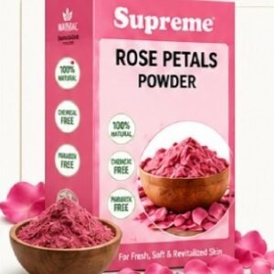 Supreme Rose Petals Powder 100g | Natural Rose Petal Powder | Herbal Skincare Powder | Face Pack & Skin Care | Refreshing & Soothing Rose Powder
