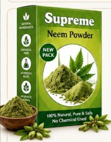 Supreme Neem Powder 100g | Natural Neem Leaf Powder | Herbal Hair & Skin Care Powder | Face Pack | Scalp & Hair Care | Ayurvedic Neem Powder