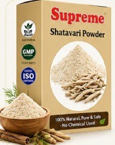 Supreme Shatavari Powder – 100% Natural Herbal Shatavari Root Powder | 100g