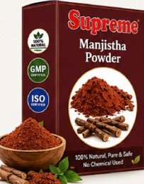 Supreme Manjistha Powder – 100% Natural & Pure Manjistha Root Herbal Powder | 100g