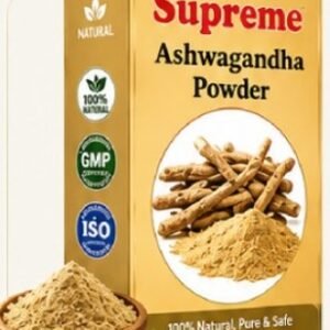 Supreme Ashwagandha Powder – 100% Natural & Pure Herbal Powder | 100g