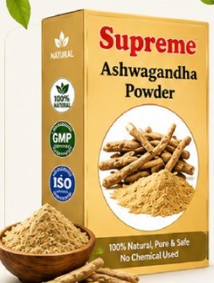 Supreme Ashwagandha Powder – 100% Natural & Pure Herbal Powder | 100g