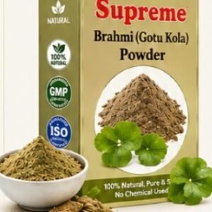 Supreme Brahmi (Gotu Kola) Powder – 100% Natural & Pure Herbal Hair & Scalp Care Powder | 100g