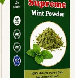 Supreme Mint Powder – 100% Natural & Pure Mint Leaf Powder | 100g