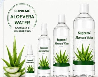 Supreme Aloe Vera Water – Refreshing Aloe Vera Botanical Water for Face, Skin & Hair | Natural Face Mist & Toner