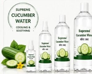 Supreme Cucumber Water – Refreshing Cucumber Botanical Water for Face & Skin | Cooling Face Mist & Toner
